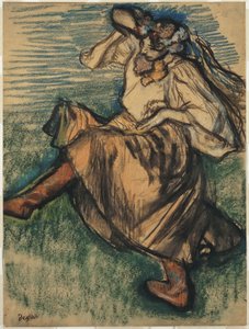 Dansös i ukrainsk dräkt av Edgar Degas