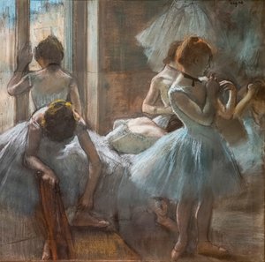Dansare. 1884-1885. Pastell på papper. av Edgar Degas