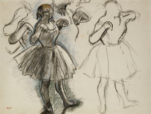 dansare; Dansare, av Edgar Degas