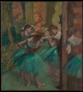 Dansare, rosa och grönt av Edgar Degas