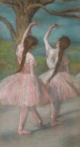 Dansare i rosa av Edgar Degas