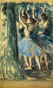 Dansare i scenen; Danseuses en Scene, ca. 1898 av Edgar Degas