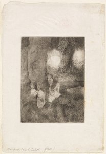 Dancers in the Wings av Edgar Degas