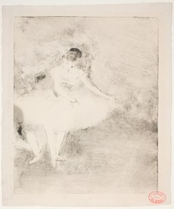 Dansar på scenen av Edgar Degas