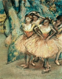 Dansare i rosa av Edgar Degas