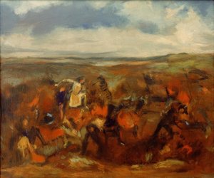 Slaget vid Poitiers av Edgar Degas
