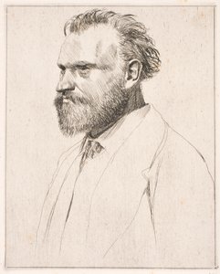 Edouard Manet. Porträtt i bröstlängd av Edgar Degas