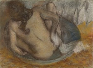 Kvinna vid badkaret av Edgar Degas