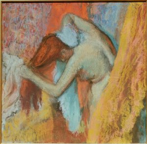 Kvinna på toaletten av Edgar Degas