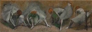 Dansarnas fris, ca. 1895. av Edgar Degas
