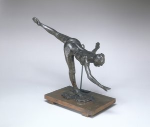 Large Arabesque, Third Time First Leaning Arabesque, ca. 18851890. av Edgar Degas