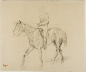 Häst och ryttare av Edgar Degas