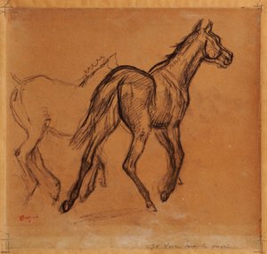 Hästar, ca 1882 av Edgar Degas