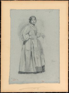 italienska (Gaëta) av Edgar Degas
