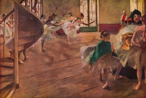Repetitionen, 1877 av Edgar Degas