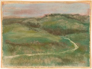 Landskap av Edgar Degas
