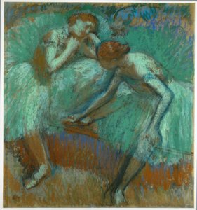 De stora gröna dansarna av Edgar Degas