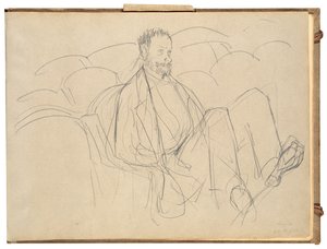 Ludovic Lepic på teatern av Edgar Degas