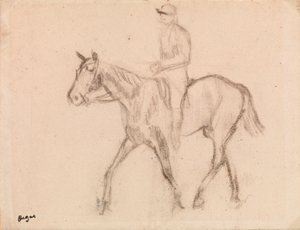 Man till häst av Edgar Degas