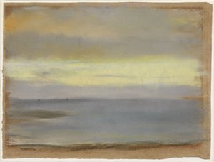 Hav, solnedgång av Edgar Degas
