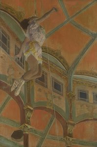 Miss La La på Fernando Circus. 1879 av Edgar Degas