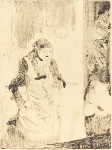 fröken Bécat, c. 18771878. av Edgar Degas