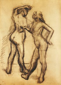 Nakenstudie av Edgar Degas