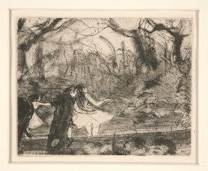 På scen III av Edgar Degas