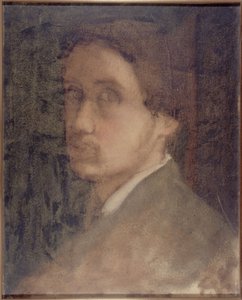 Porträtt av konstnären av Edgar Degas