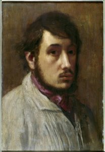 Porträtt av en man av Edgar Degas
