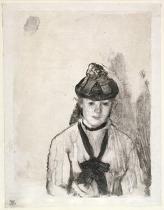 Porträtt av Ellen Andrée, ca 1876 av Edgar Degas