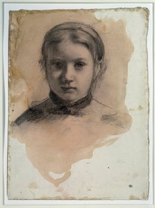 Porträtt av Giovanna Bellelli Studie för "" familjen Bellelli" Teckning av Edgar Degas av Edgar Degas