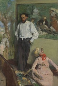 Porträtt av Henri Michel-Lévy 1844-1914, ca 1878. av Edgar Degas