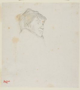 Porträtt av Madame Dietz-Monnin (tidigare Huvud av en kvinna) av Edgar Degas