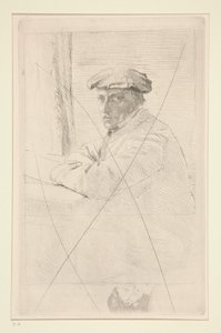 Porträtt av gravören Joseph Tourny av Edgar Degas