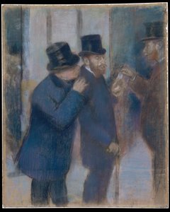Porträtt på börsen av Edgar Degas