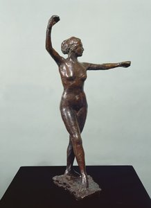 Förberedelse för dansen, högerfot framför (brons)