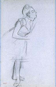 Profil av en dansare, av Edgar Degas
