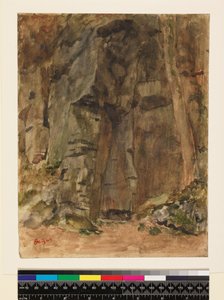 Stenar vid Bagnoles-De-L"Orne, före 1917 av Edgar Degas