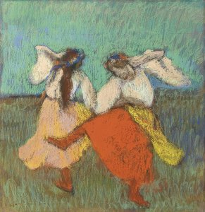 Ryska dansare (Danseuses Russes). Omkring 1899 av Edgar Degas
