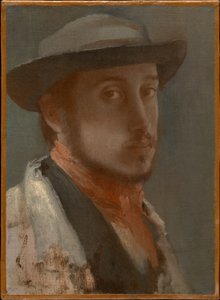 Självporträtt av Edgar Degas