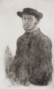 Självporträtt av Edgar Degas