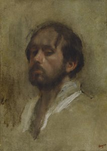Självporträtt av Edgar Degas