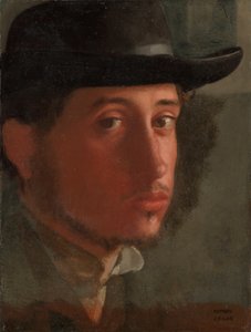 Självporträtt av Edgar Degas