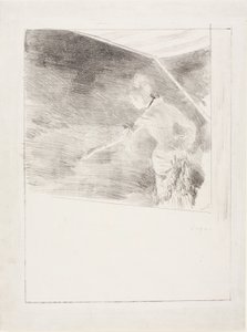 Sångerska vid en cafékonsert av Edgar Degas