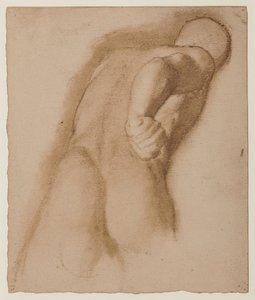 Studera efter Agasias från Efesos, "Gladiator Borghese", c.1855 av Edgar Degas
