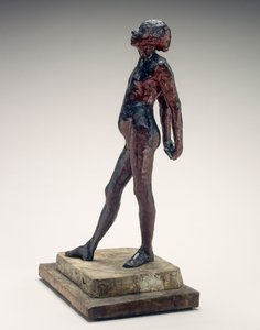 Studera i naken av Little Dancer i åldern fjorton Naken Little Dancer, ca. 1878-1881. av Edgar Degas