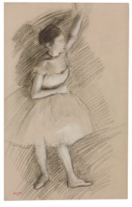 Studie av en dansare av Edgar Degas
