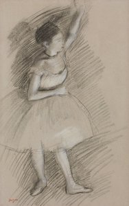 Studie av en dansare; Studie av en dansare, 1873-1874 av Edgar Degas