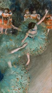 Svängande dansare Dansare i grönt, 1877-1878 av Edgar Degas